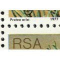 RSA - Arist(ata) Variety - Block of 6 -1977 - MNH - Middel Row Last Stamp (Row 9/10)