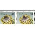 RSA - Feint Line Top Row Last 2 Stamps - 1977 - MNH