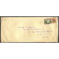 Southern Rhodesia - Cover - 2 d Victoria Falls Perforation 12.5