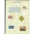 Sport - 99 Stamps on 20 A4 (297 x 210 mm) Presentation Pages About The Game of Football (Soccer)