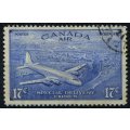 Canada - Aircraft - 1946 - Used - Circumflex Accent in Express  (Afrikaans = Kappie op E)