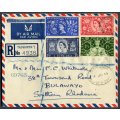 Great Britain - Cover With Letter and Unmounted Mint Set (Attached To Letter In The Margin)