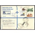 RSA - Cover Registered At Hanover Post Office
