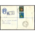 RSA - Cover Registered At Pullen's Hope Post Office