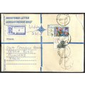 RSA - Cover Registered At Soutrivier Post Office