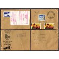 Zimbabwe - Registered Cover (25 x 18cm) With Customs Contents and Customs Free Labels