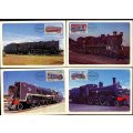 RSA - Set of 4 Maxi-Post Cards With "Locomotive Foreman (Steam)" on the Back