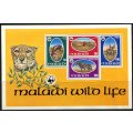 Malawi - Miniature Sheet - Animals - 1978 - MNH - Creased
