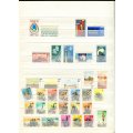 SWA - 16 Page Stock Book With Unmounted Mint Stamps From 1963 To 1990 Excl. First Decimal Definitive