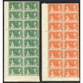 Ascension - Set of 3 Blocks of 16 - 1937 - MNH