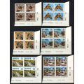 Rhodesia - Set of 15 PTC Blocks of 4 - 1978 - MNH