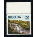Rhodesia - 25c Black Printing Double  - 1978 - MNH
