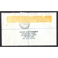 RSA - Cover Registered At Strijdom-Plein Post Office