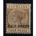 Barbados - 1892 - MM