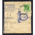 Rhodesia and Nyasaland - Part of a Cover