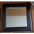 MIRROR Black wooden framed