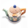 Vintage Japanese Fine Porcelain Cottageware Tea Pot