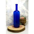 Stunning Large Cobalt Blue 1 Litre Bottle