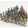 Medieval Bust Character themed chess game