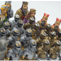 Medieval Bust Character themed chess game