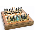 Lord of the Rings Character Themed Chess Set with Wooden Board