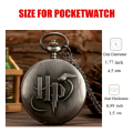 Vintage Bronze Steampunk Harry Potter Pocket Watch Gift