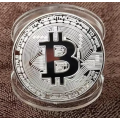 Bitcoin Silver Colour Coin