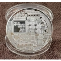Bitcoin Silver Colour Coin