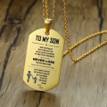To My Son Pendant