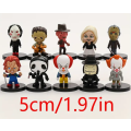 10pcs Horror Movie Character Models Figures Thriller Dolls Toys Halloween Gift