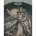 Knight With Sword & Shield Large Shirt