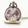 World Globe Pocket Watch