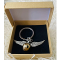 Two Winged Golden Snitch Pendant Keychain