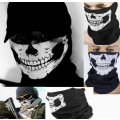Breathable Seamless Skull Face Mask for Bikers and Halloween Cosplay