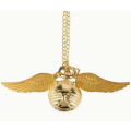 Golden Round Ball And Wings Watch