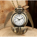 Golden Round Ball And Wings Watch