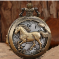 Hollow Horse Pocket Watch