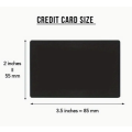BANK OF DAD Laser Engraved Metal Wallet Card