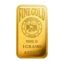1g Pure 999.9 Fine Gold Bar 24KT - 1 Gram