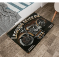 Vintage Motorcycle Non-slip Floor Mat Entry Door