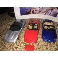 Corvette   X 2 & Maserati x 1  - 1 : 18   - WOW - 3 CAR LOT - UT, Burago & Maisto