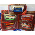 Matchbox X 5 - Models of Yesteryear -1:43 Buses and Coaches-leyland,AEC,Tramcar etc - Awesome Set