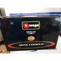 Mini Cooper  , 1:18 - Bburago   - Mint Condition - Boxed - Bargain
