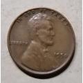 1950 USA Lincoln 1 Cent Wheat Penny