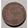 1954 USA Lincoln 1 Cent Wheat Penny