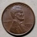 1954 USA Lincoln 1 Cent Wheat Penny