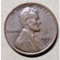 1955 D USA Lincoln 1 Cent Wheat Penny