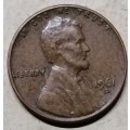 1961 D USA Lincoln 1 Cent Wheat Penny