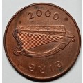2000 Ireland - 2 pence - Great details