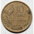 GREAT 1957 France 10 FRANCS
